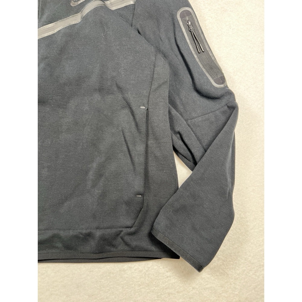 Nike Sports Tech Fleece‎ Hoodie XL Black Full Zip Long Sleeve Jacket - Picture 4 of 13